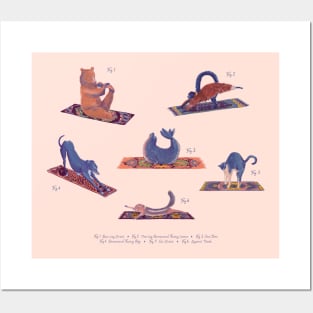 Animal Yoga Posters and Art